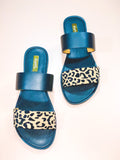 Black & Cheetah Sandals