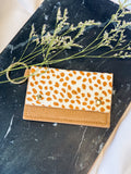 Carmel & White Cheetah Wrist Wallet